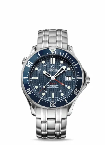 Omega Seamaster Diver 300M Co-Axial 41 GMT Stainless Steel / Blue / Bracelet 2535.80.00 (25358000)